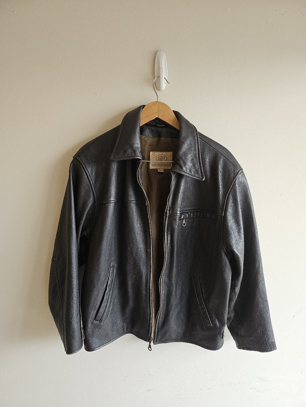 Vintage Georgetown Leather Mens Pilot Jacket Medium